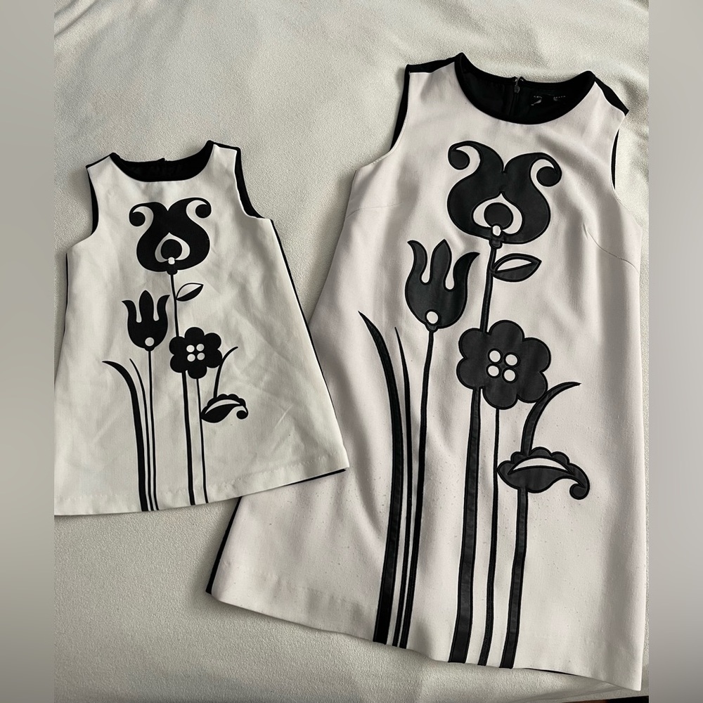 Victoria Beckham for Target Mommy and Me Black and White Dresses